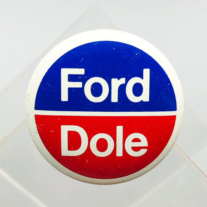 Ford Dole Button Pin 1.25" Gerald Bob Political Campaign President Committee 11