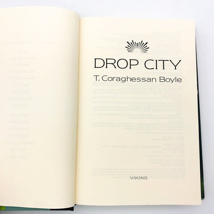 Drop City Hardcover T C Boyle 2003 Alaskan Wilderness Homesteading Hippies 1st E 8