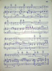 Vintage Sheet Music I Don't See Me In Your Eyes Anymore Perry Como 1949 G Weiss 2