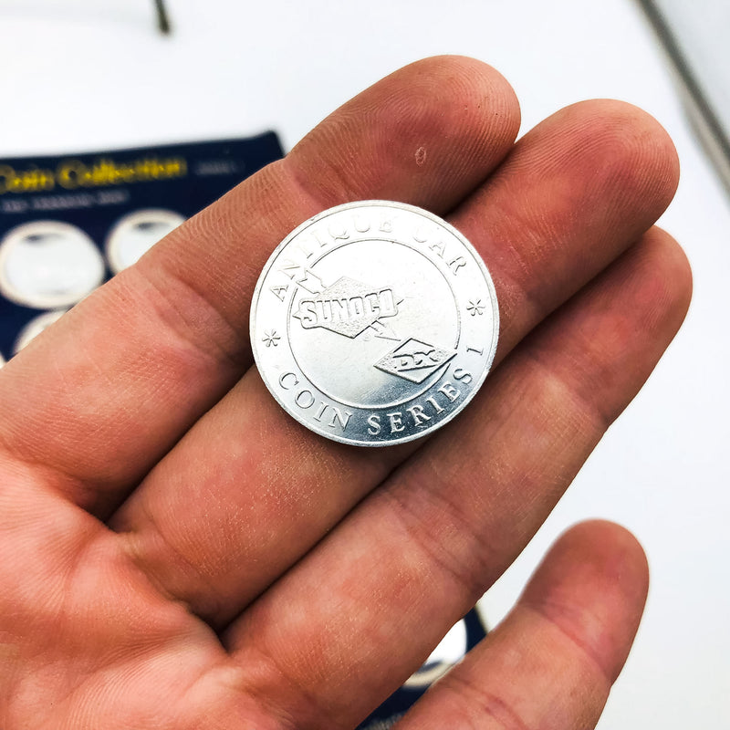 Sunoco Aluminum Antique Car Coin Collection Series 1 Franklin Mint 1901-1925