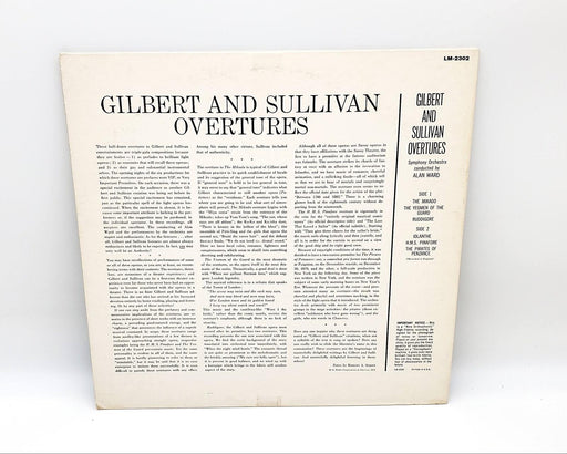 Gilbert & Sullivan Overtures 33 RPM LP Record RCA Victor Red Seal 1959 LM-2302 2
