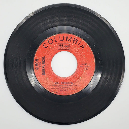 Simon & Garfunkel Mrs. Robinson 45 RPM Single Record Columbia 1968 4-44511 1
