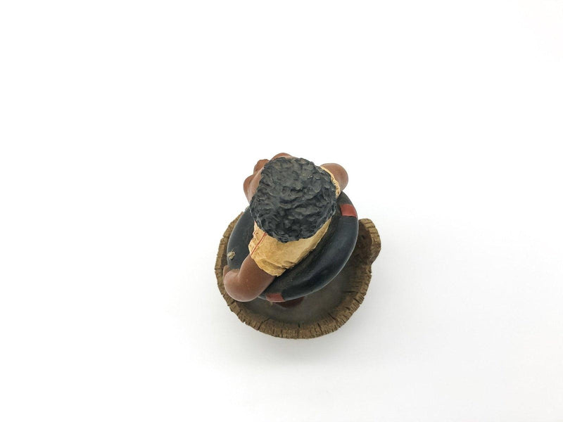 All Gods Children Figurine Bean Little Boy Resin Statue Clear Water Holcombe COA 10