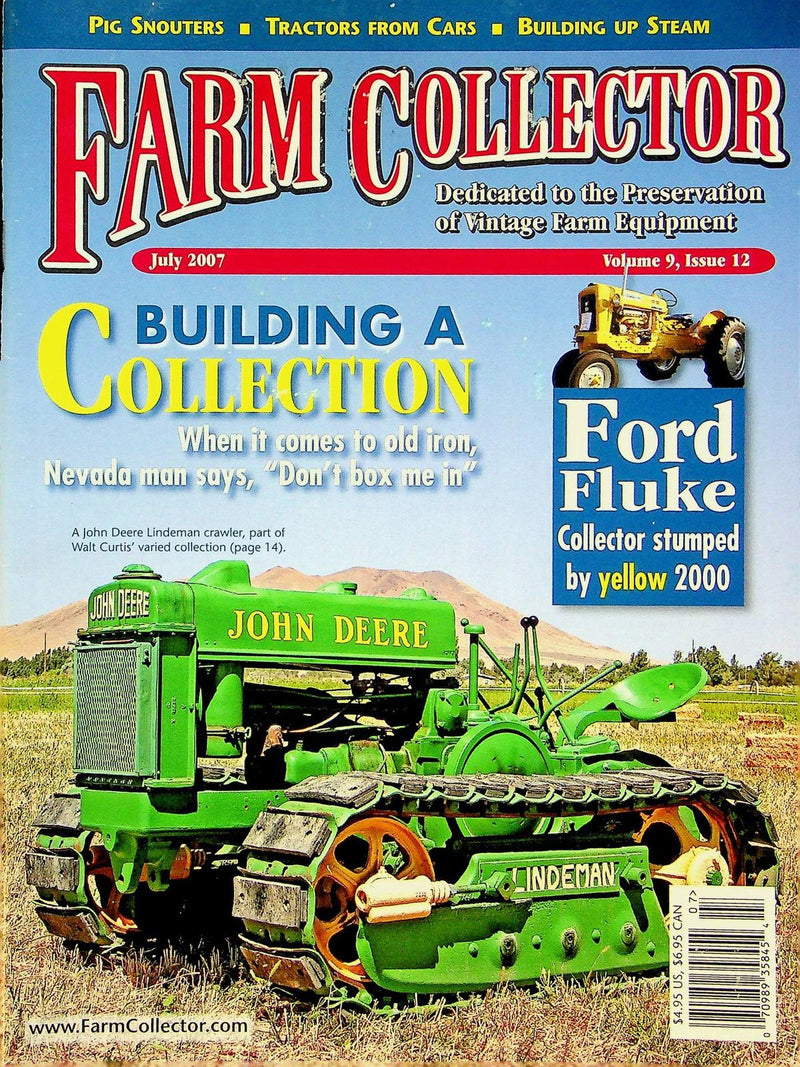 Farm Collector Magazine July 2007 Vol 9 # 12 Ford Fluke