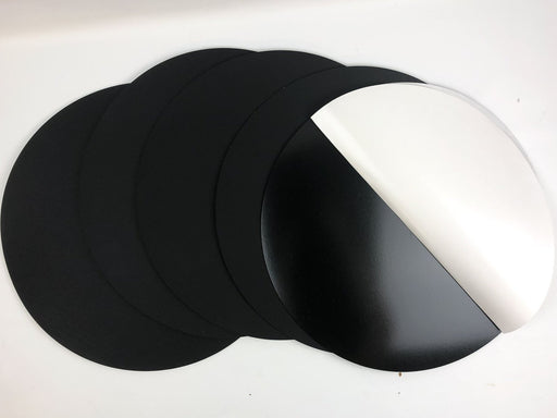 5PK Black Acrylic Circle Discs Round Plexiglas Laser Cut Sheet 16" Diameter 1