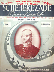 Sheet Music Sheherazade Rimsky Korsakoff Jack Edwards 1946 Edwards Music 1