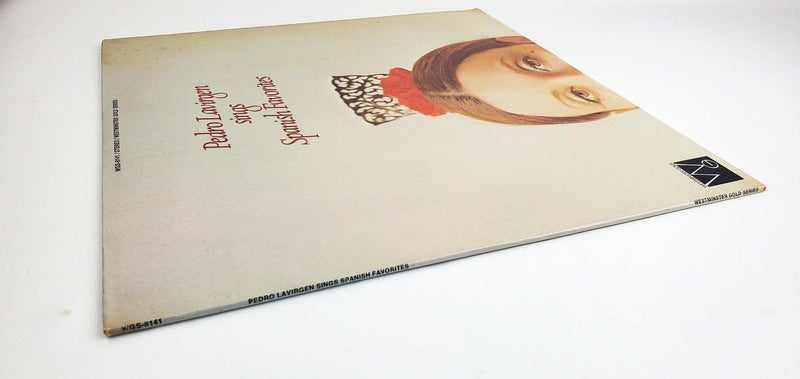 Pedro Lavirgen Sings Spanish Favorites 33 RPM LP Record Westminster Gold 3