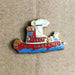 Ted Sanford Lapel Pin Steamboat 5th Elect Politician Campaign Trail Enamel 1