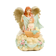 Heritage House Angel Bathing Baby Always Song Rocking Music Box 1