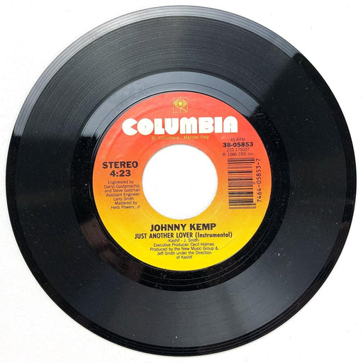 Johnny Kemp 45 RPM 7" Single Just Another Lover + Instrumental Columbia 1986 2
