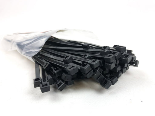 200PK Cable Zip Ties Black Nylon 7" Standard UL Resistant 50lb. NSI 7500 2