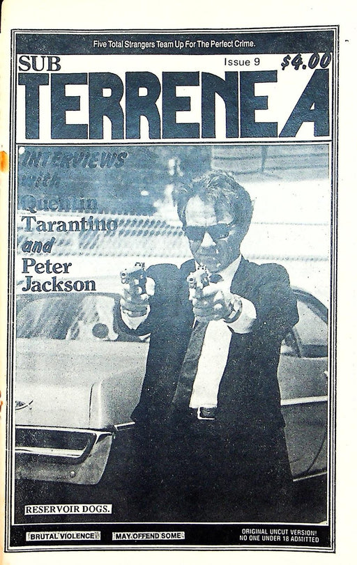 Sub Terrenea Fanzine 1993 # 9 Quentin Tarantino & Peter Jackson Interviews 1