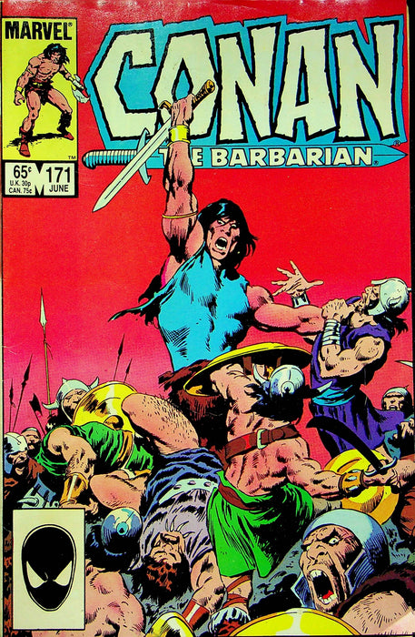 Conan The Barbarian Magazine June 1986 Vol 1 No 171 Barbarian Death Song Marvel