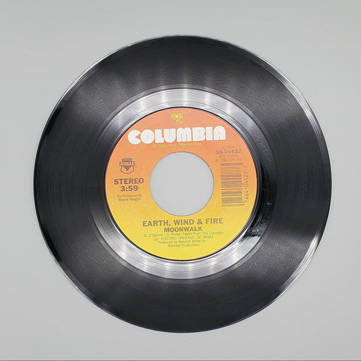 Earth, Wind & Fire Moonwalk Single Record Columbia 1983 38-04427 1