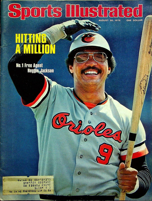 Sports Illustrated Magazine Aug 30 1976 Vol 45 #9 Reggie Jackson #1 Free Agent