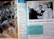 USSR Magazine 1959 President Eisenhower Khrushchev Meeting Soviet Union Holiday 3