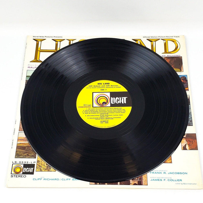 Cliff Richard His Land Record 33 RPM LP LS-5532-LP Light Records 1970 4
