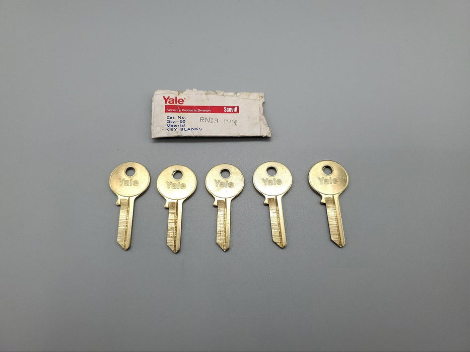 5x Yale RN13 Key Blanks JMK Keyway Nickel Silver 5 Pin NOS 3