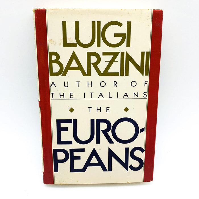 The Europeans Hardcover Luigi Barzini 1983 Civilization History Characteristics 1