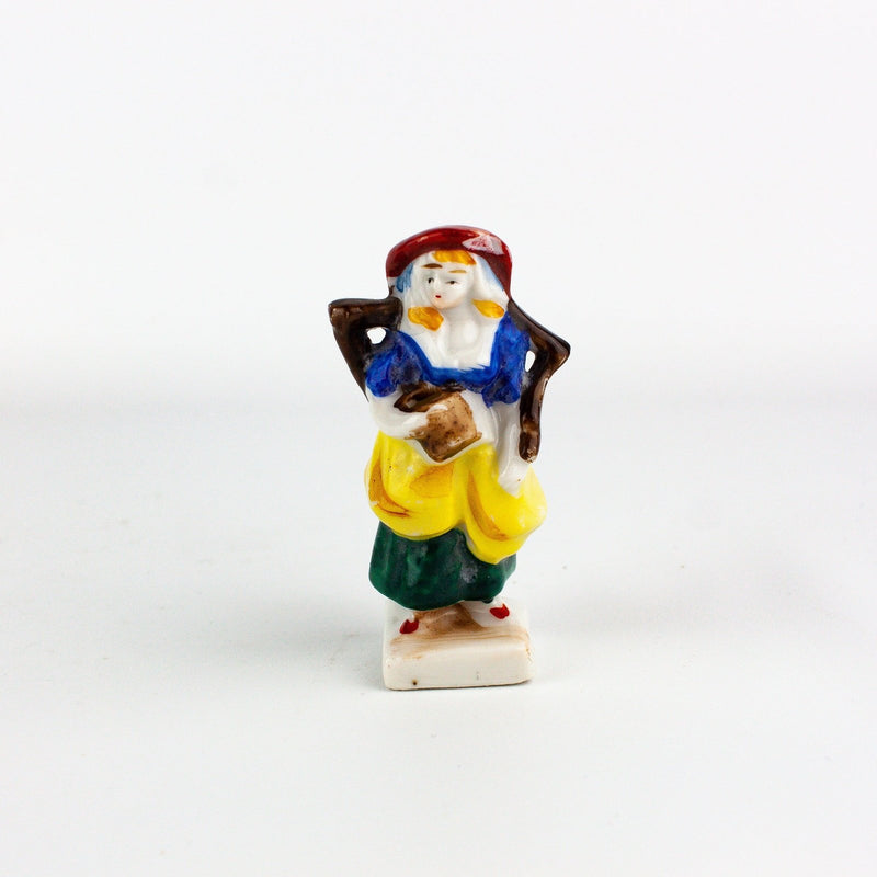 Occupied Japan Mini Dutch Woman Single Bud Vase 3 Inches 1