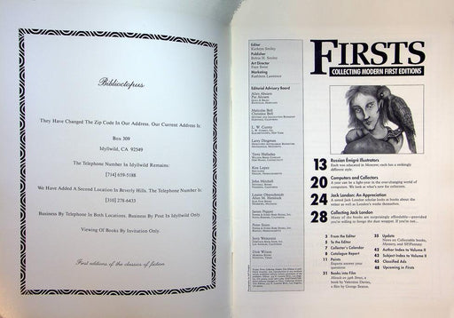 Firsts Magazine December 1992 Vol 2 No 12 Collecting Jack London 2