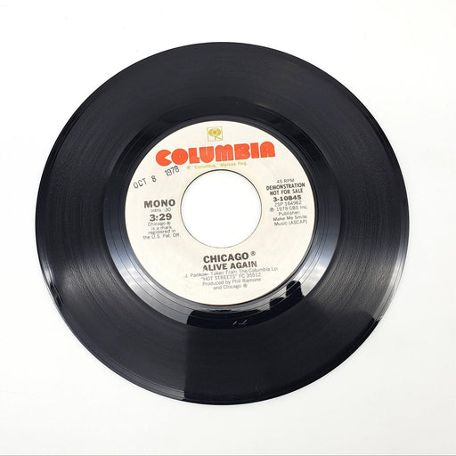 Chicago Alive Again Single Record Columbia 1978 3-10845 Classic Rock PROMO 1