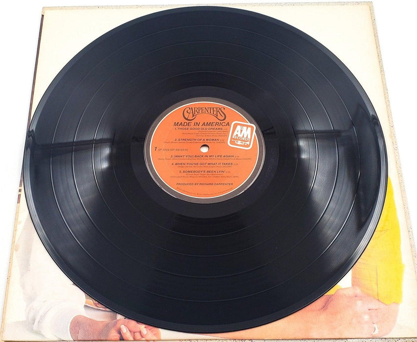 Carpenters Made In America 33 RPM LP Record A&M 1981 6