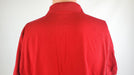Vintage 90's JERZEES Polo Shirt Short Sleeve Red XL Da Vinci's 10