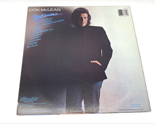 Don McLean Believers LP Record Millennium 1981 BXL1-7762 2