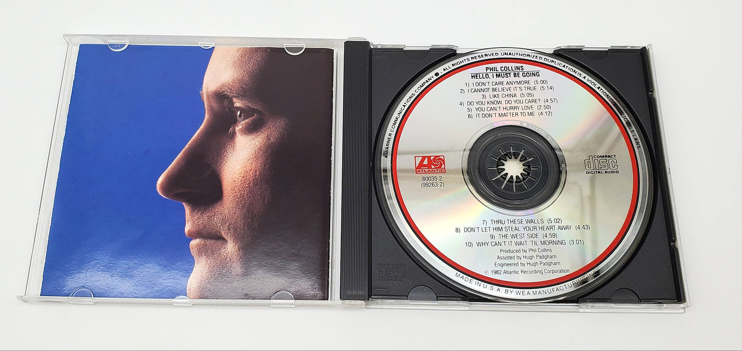 Phil Collins Hello, I Must Be Going! Album CD Atlantic Records 1984 80035-2 5