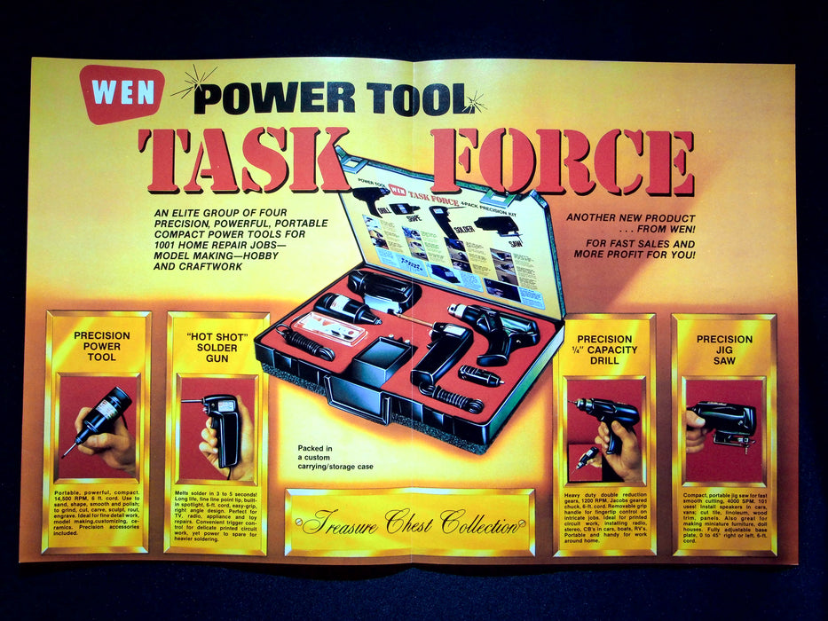 WEN Products Power Tools Brochures Hobby Center Kit, Taskforce & Superstructured