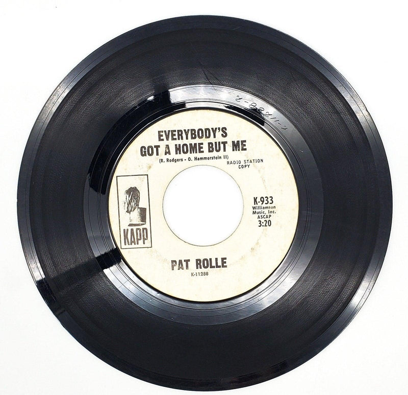 Pat Rolle On A Clear Day 45 RPM Single Record Kapp Records 1968 PROMO K-933 2