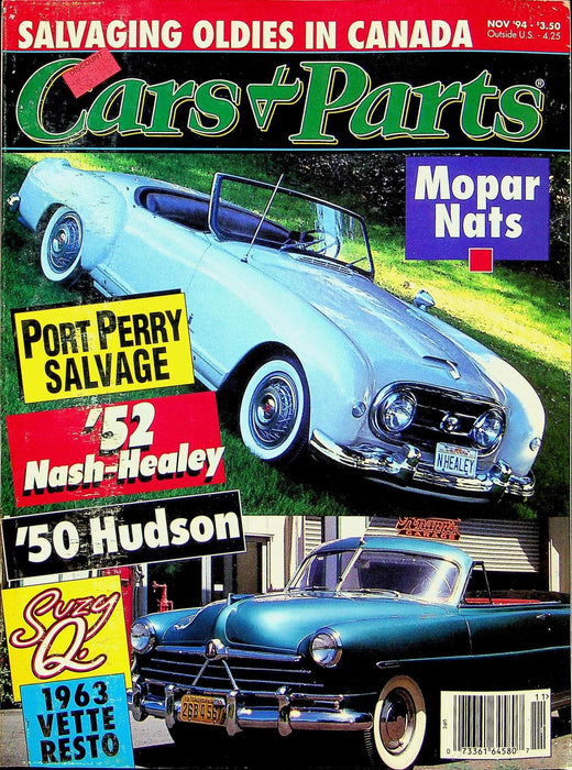 Cars & Parts Magazine November 1994 Vol 37 No 11 Port Salvage, '52 Nash-Healey