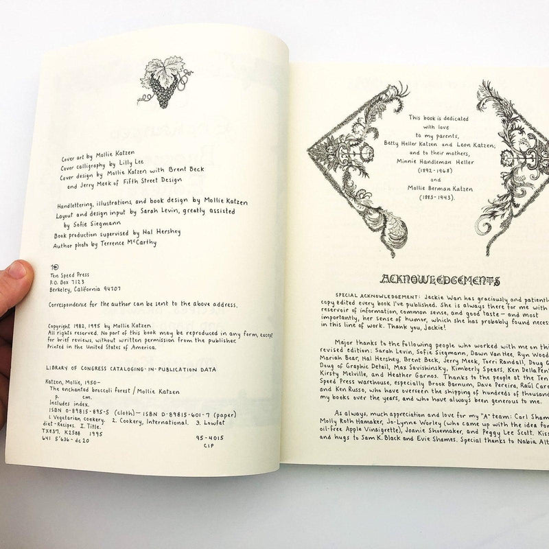 The Enchanted Broccoli Forest Paperback Mollie Katzen 1995 Recipes Vegetarian 7