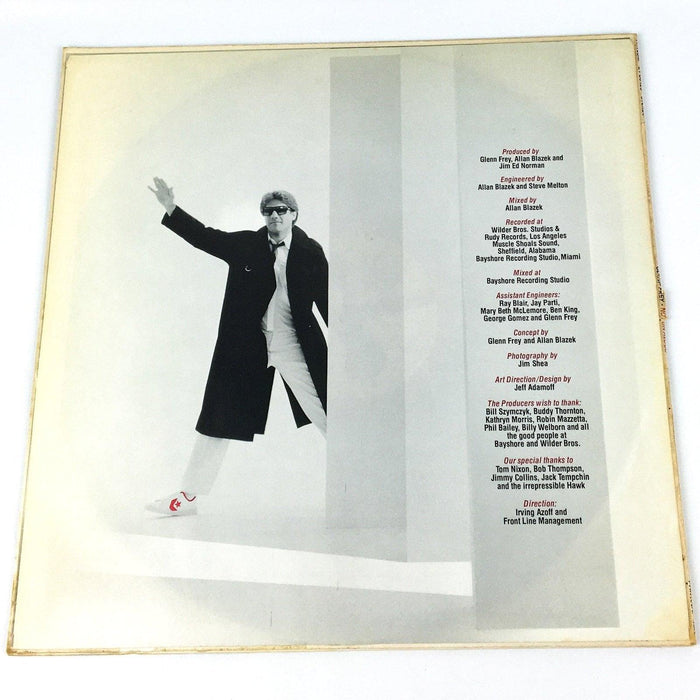 Glenn Frey No Fun Aloud Record 33 RPM LP E1-60129 Asylum Records 1982 3