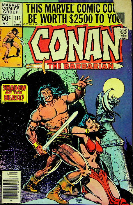 Conan The Barbarian Magazine September 1980 Vol 1 No 114 Shadow Of The Beast