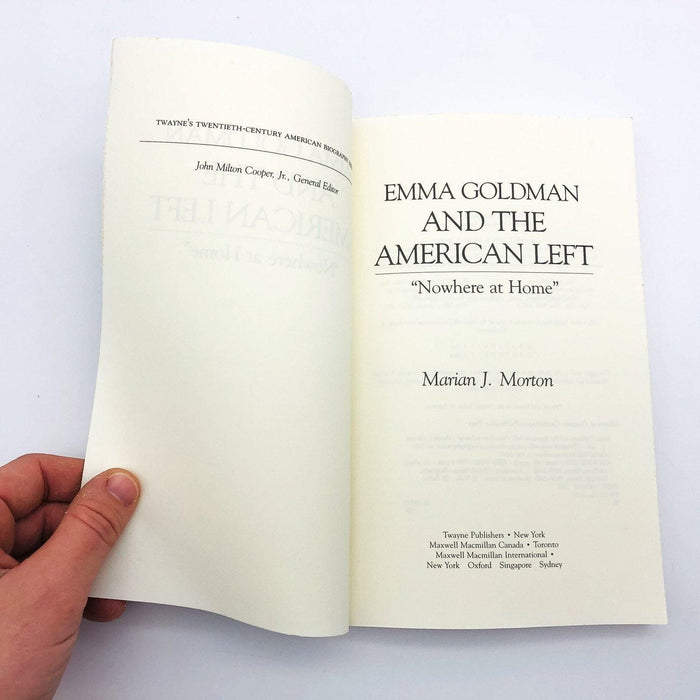 Emma Goldman and the American Left Paperback Marian J Morton 1992 Anarchists 7