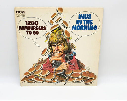 Imus In The Morning 1200 Hamburgers To Go LP Record RCA 1972 LSP-4699 1