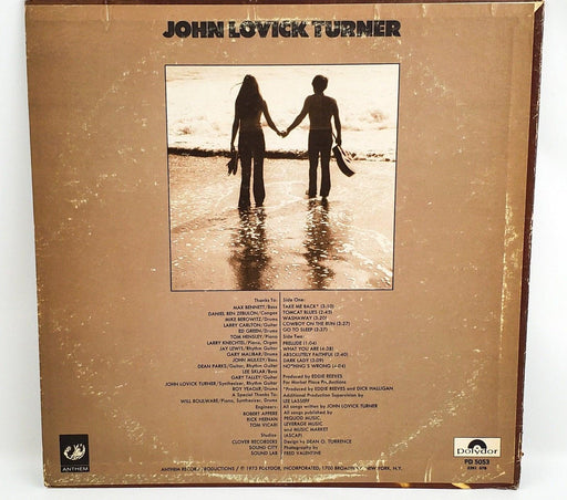 John Lovick Turner Rookie Of The Year Record 33 RPM LP Polydor 1973 Promo 2