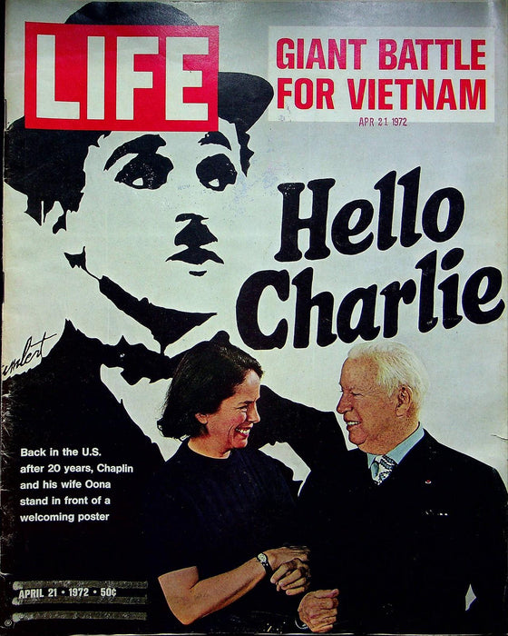 Life Magazine April 21 1972 Charlie Chaplin, McGovern's Presidential Run