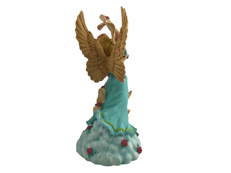 House of Lloyd Figurine Angel Cloud Dancing Christmas Around the World Cherub 5