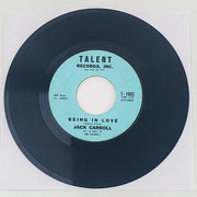 Jack Carroll In The Still Of The Night Record 45 RPM Single Talent Records 1962 2