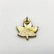 Hamilton Canada Lapel Pin Leaf Shaped Outline Canadian Red Green Yellow 3