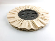 16" Buffing Polishing Pad Cloth Wheel 7" Hub 1-1/4 Hole 16 Ply Ventilated Bias 5