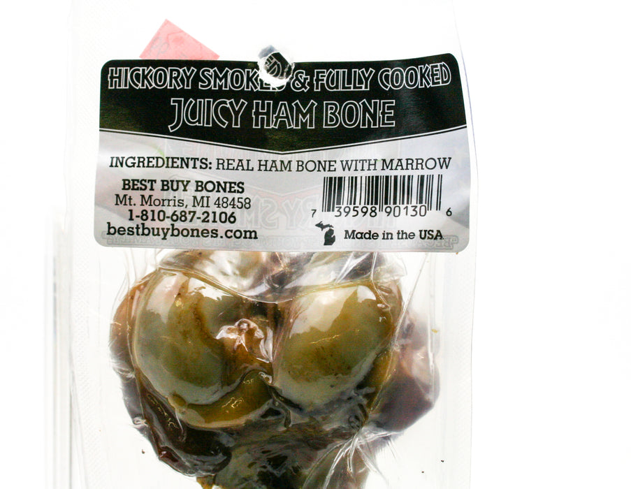 Best Buy Bones: King Oink Juicy Ham Bone For Dogs - 8" Lot Of 2