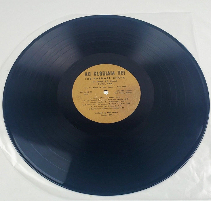 St. Joseph RC Church Choir Ad Gloriam Dei 33 RPM LP Record 1970 Canton Ohio 4