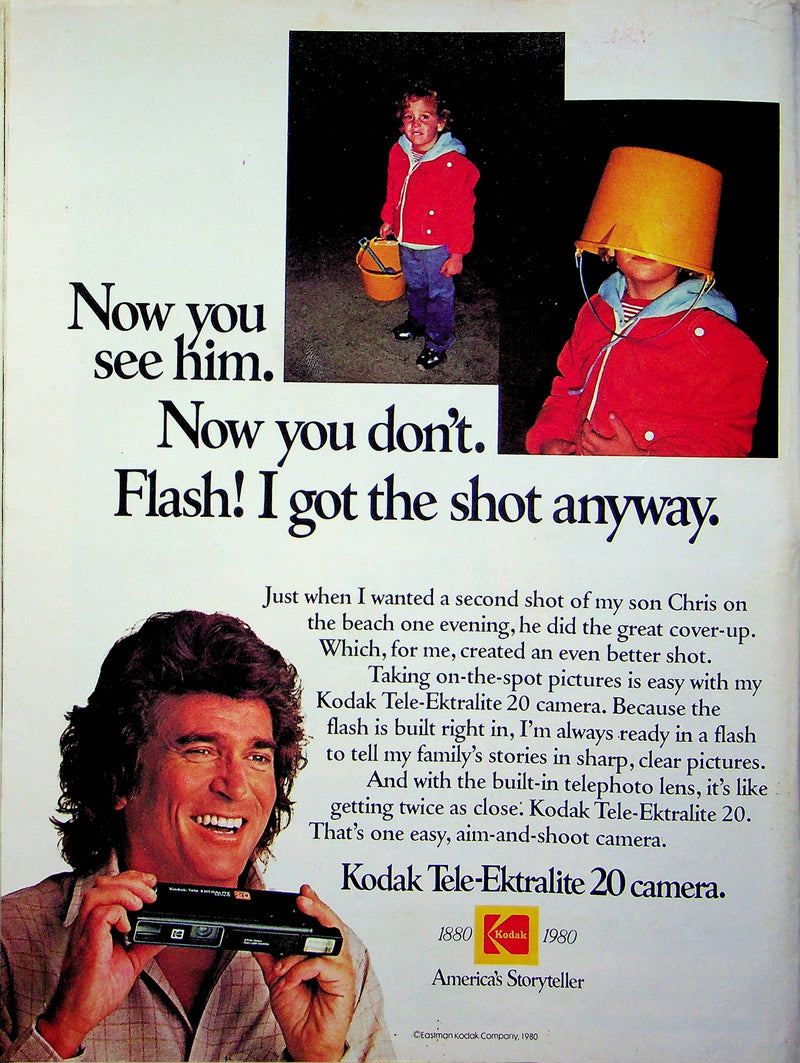 Newsweek Magazine April 14 1980 Itzhak Perlman Israeli Michael Landon Kodak Ad 4