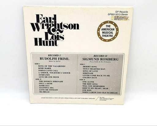 Earl Wrightson Sigmund Romburg & Rudolf Friml Double LP Record GP Records 1977 2