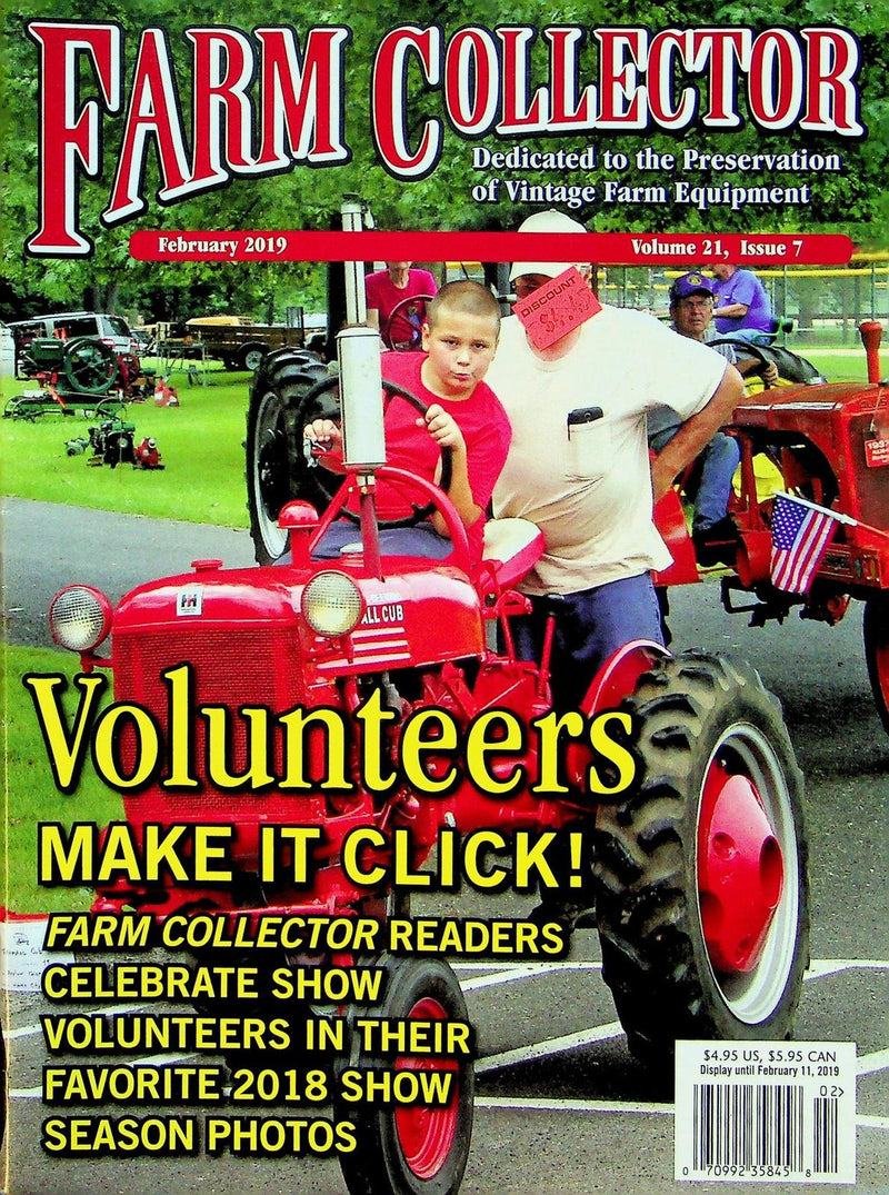 Farm Collector Magazine February 2019 Vol 21 # 7 Home-Built Four-Wheel Drive