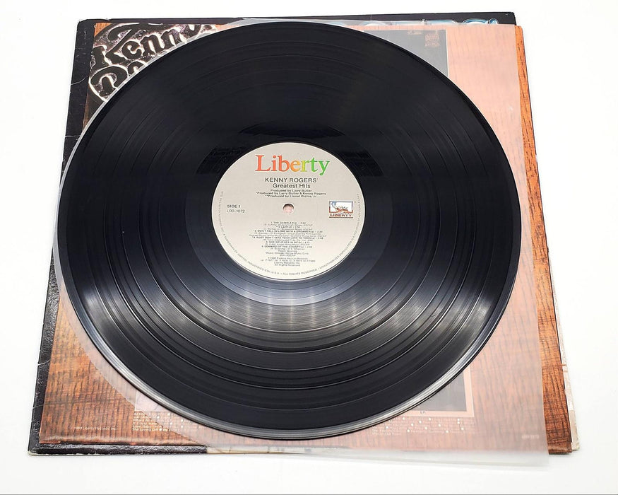 Kenny Rogers Greatest Hits LP Record Liberty 1980 LOO-1072 5